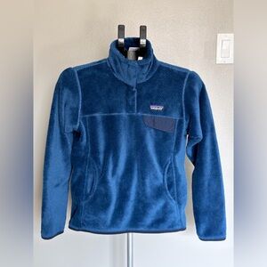 Patagonia Deep Blue High-Pile Fleece Pullover